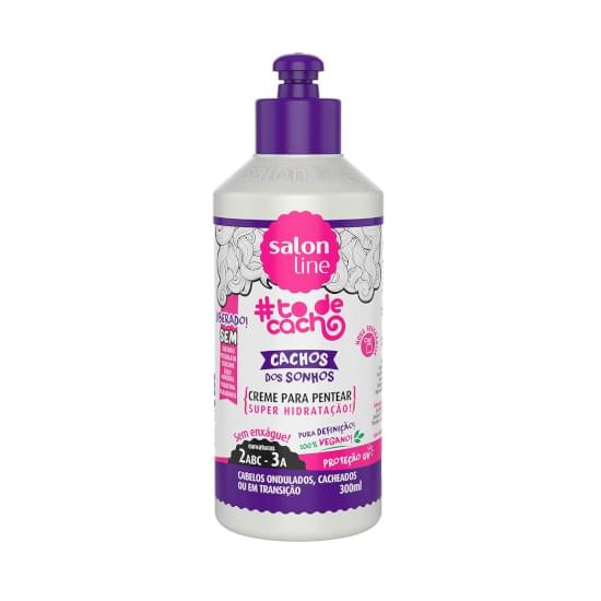 Bodegamix Creme Para Pentear Todecacho Cachos Dos Sonhos Salon Line 300ml